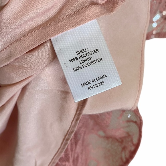 NWT TULAROSA Autumn Dress Lace Sequin Dusty Rose M - Picture 11 of 12